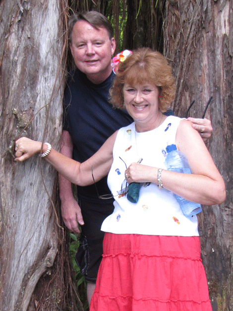 Ken and Deb at tree