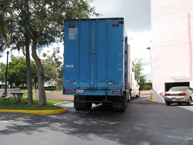 rear of truck